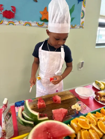 Child at Little Heaven Daycare